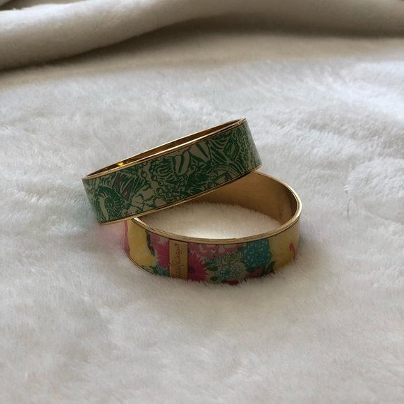 Lilly Pulitzer Jewelry - LILY PULITZER **SET** of 2 Patterned Bangles